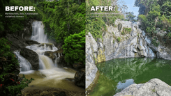 Maribina Falls sa Catanduanes, halos natuyo dahil sa El Niño