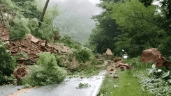 Marilaque Highway sa Baras, hindi madaanan dahil sa landslide