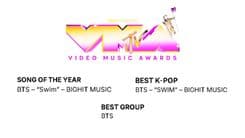 BTS awaits results for ‘SWIM’ at the 2026 MTV VMAs