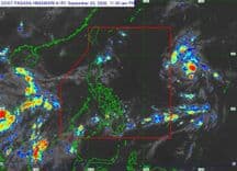Tropical depression off Southeastern Luzon forecast to enter PAR tomorrow