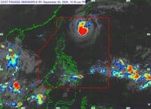 "Queenie" intensifies into severe tropical storm