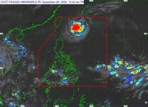 "Queenie" nears typhoon category 