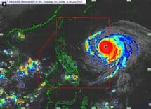 Super Typhoon "Rosal" slightly intensifies as it moves over PHL Sea