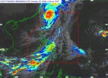 Batanes still under Signal No. 2 as "Rosal" slightly intensifies