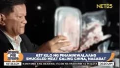 657 kilo ng pinaniniwalaang smuggled meat galing China, nasabat