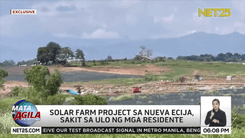 Solar farm sa Gapan, Nueva Ecija, nagdudulot ng problema sa mga residente