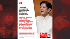 Marcos: P3 bilyon inilaan para sa mga biktima ng lindol