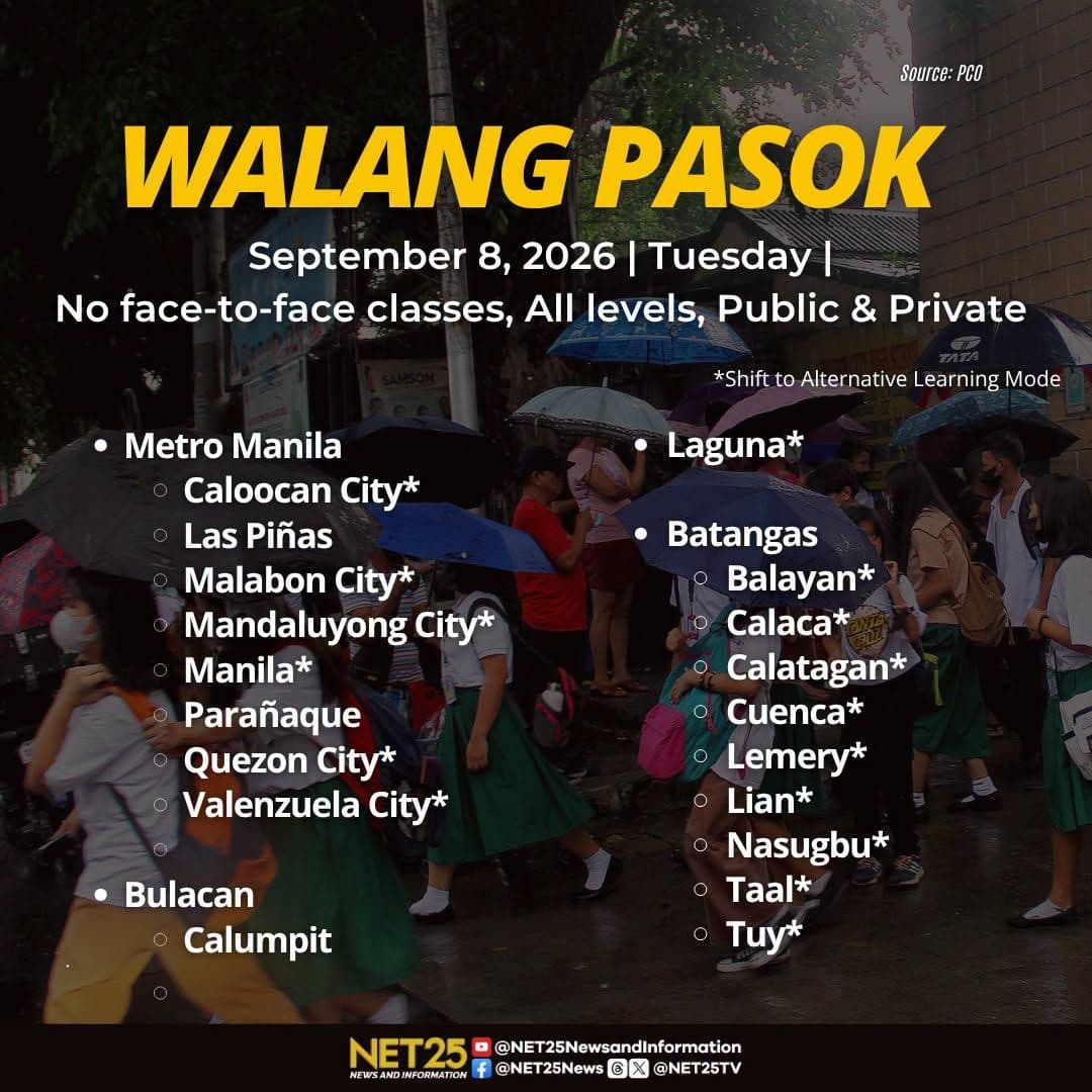 Klase sa ilang lugar, suspendido ngayong Setyembre 8 dahil sa habagat.jpg