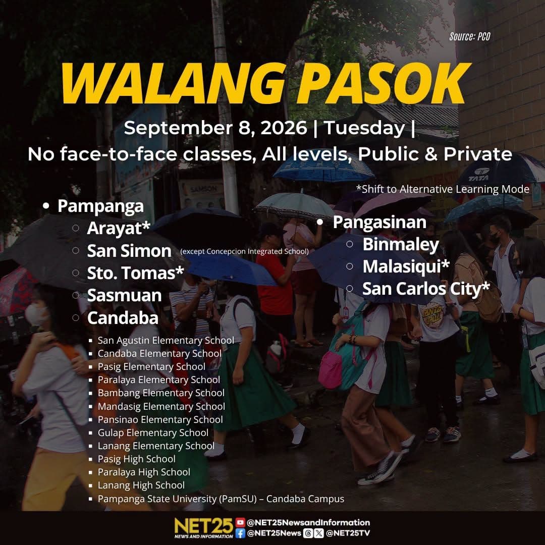 Klase sa ilang lugar, suspendido ngayong Setyembre 8 dahil sa habagat..jpg