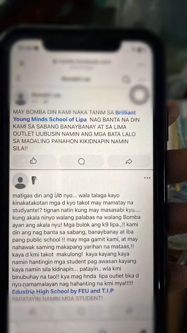 Magkapatid, inaresto sa Lipa City dahil sa pagpapakalat ng school threats sa Batangas,.jpg