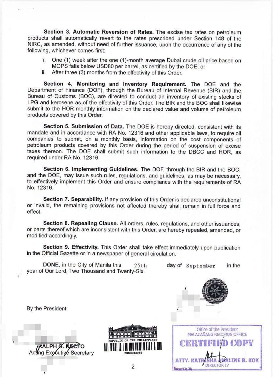 PBBM, nilagdaan ang EO 125 para sa suspensyon ng excise tax sa LPG at kerosene..jpg