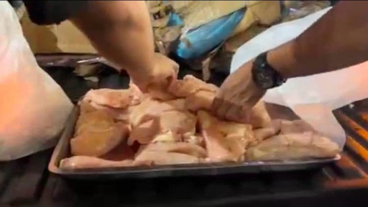247 kilo ng mishandled meat, nasabat sa Pasay City Public Market