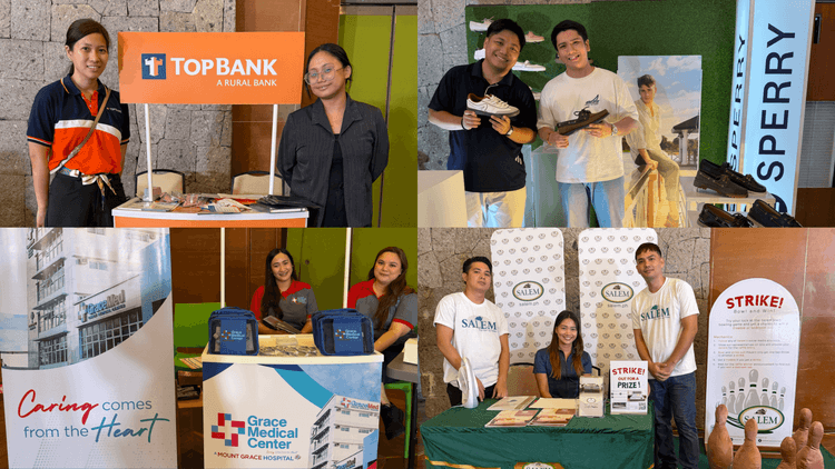 Sponsor booths add excitement to 4th NET25 Golf Cup