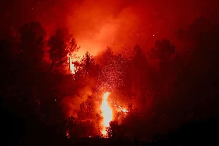 Wildfire sa France