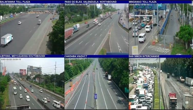 Mabigat na trapiko sa NLEX San Simon dahil sa pagtaas ng water level