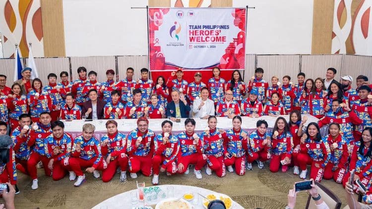 Heroes welcome for Team PH