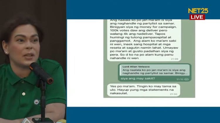 Sara Duterte kay Gracioso: “Tingin ko may tama sa ulo”