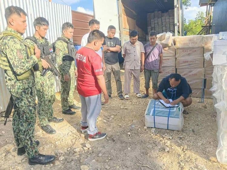 900K sigarilyo, nasabat sa Surigao del Sur; 3 arestado