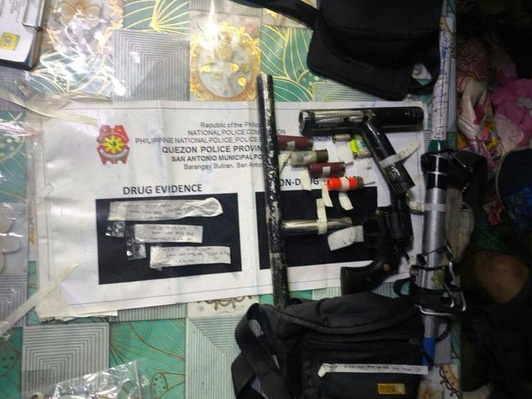 Barangay kagawad sa Quezon, arestado dahil sa hinihinalang droga at mga baril