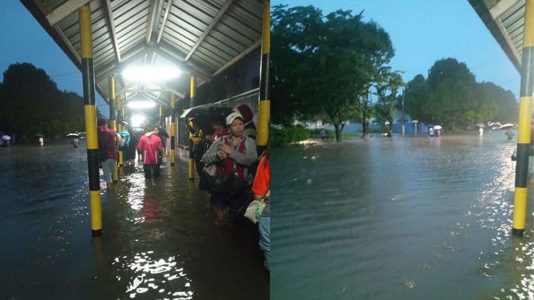 Abot-tuhod na baha, nagpahirap sa mga residente sa Rosario, Cavite