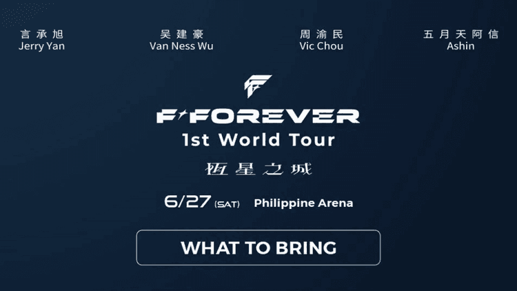 F4 fans, basahin muna ito bago magpunta sa Philippine Arena bukas