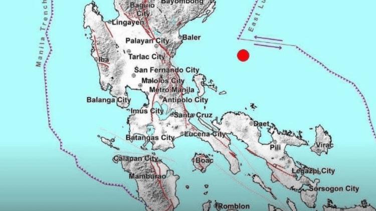 PHIVOLCS, ibinaba sa magnitude 5.0 ang lindol sa Jomalig, Quezon; Intensity III, naramdaman sa Quezon City