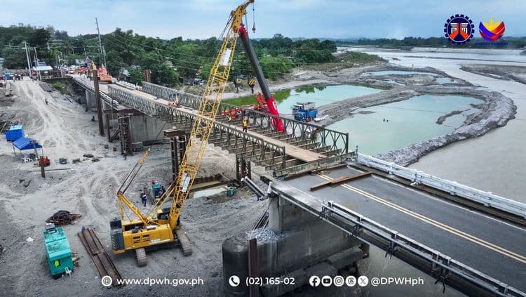 Agana Bridge sa Tarlac City, inaasahang bukas na sa light vehicles ngayong linggo