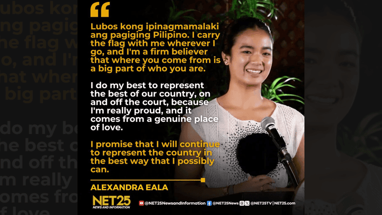 Alex Eala, kinilala sa Malacañang matapos ang makasaysayang tagumpay laban kay Iga Swiatek