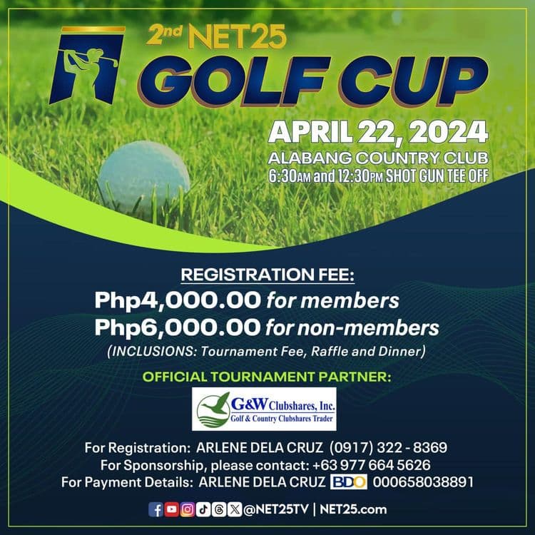 2nd NET25 Golf Cup?🏌🏻