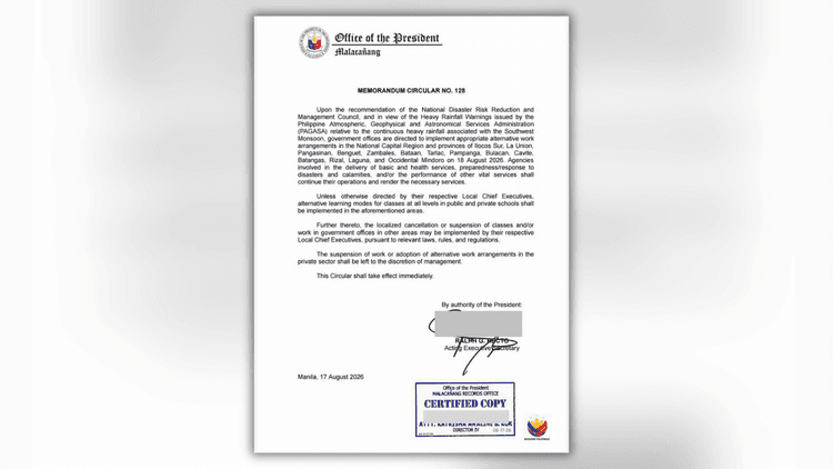 Alternative work arrangement, learning modes ipatutupad sa 15 lugar