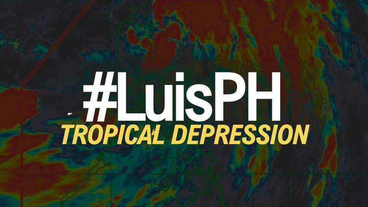 Signal No. 1, nakataas sa ilang lalawigan habang namataan ang Bagyong Luis sa silangan-timog silangan ng Casiguran, Aurora