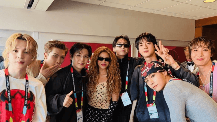 BTS, nakasama sina Tom Cruise at Shakira sa FIFA World Cup 2026