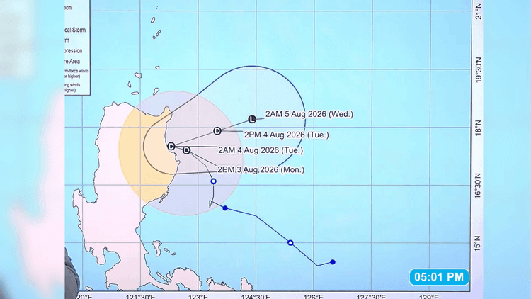 Bagyong Luis posibleng mag-landfall sa Cagayan o Isabela ngayong hapon