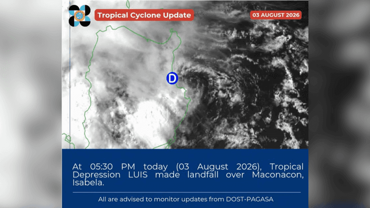 Bagyong Luis nag-landfall na sa Isabela