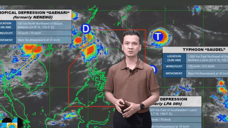 Bagyong Saudel, posibleng maging super typhoon kapag pumasok sa PAR