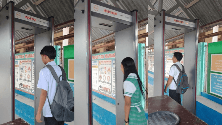 Private school sa Banga, naglagay ng X-ray machine sa entrance
