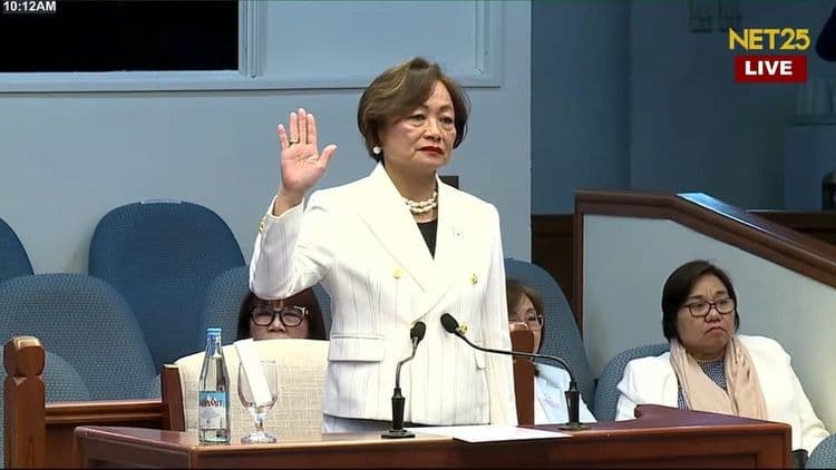 Defense team, kinuwestiyon ang pagiging 'surprise witness' ni retired Justice Cabotaje-Tang sa impeachment trial ni VP Sara