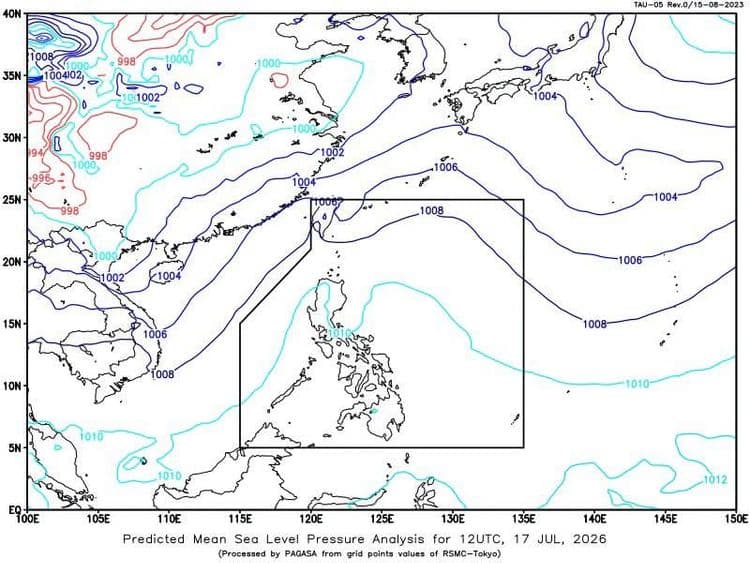 Southwest monsoon affecting extreme Northern Luzon