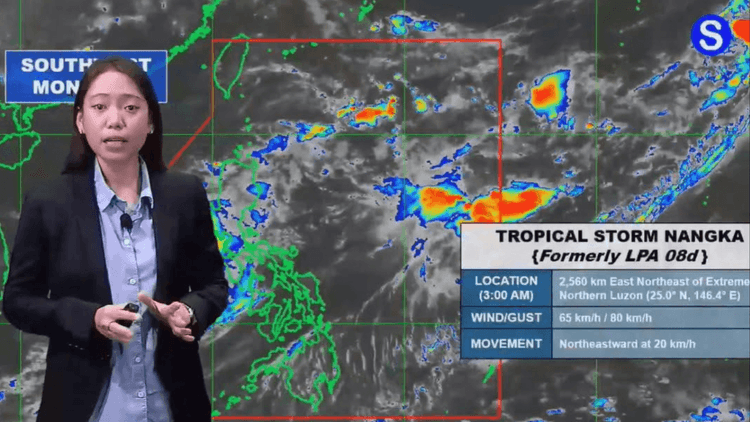 PAGASA: Habagat, magdadala ng mga pag-ulan sa malaking bahagi ng bansa; tropical storm Nangka, nasa labas ng PAR