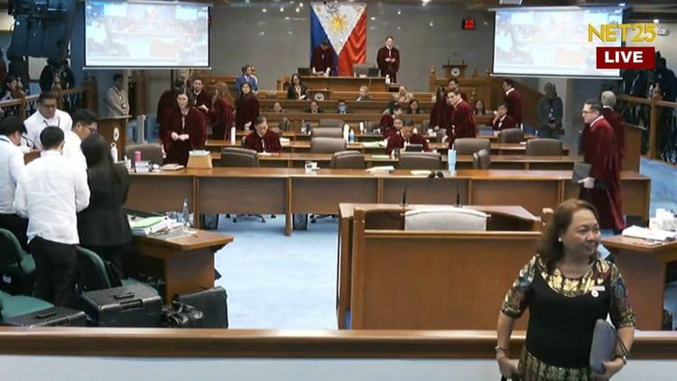 Impeachment court, nag-recess para sa caucus ng mga senador kaugnay sa bank at tax records ni VP Sara