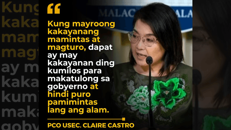 Palasyo kay Mayor Magalong: "Kung kayang mamintas, dapat marunong ding kumilos"