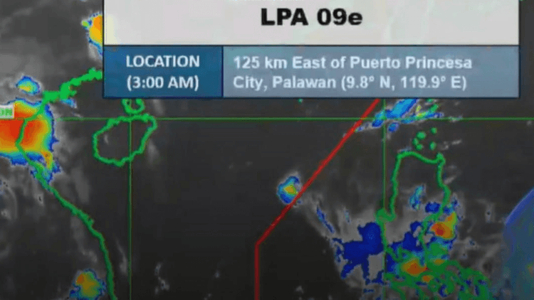 Low pressure area, nabuo sa loob ng PAR; ulan, mararanasan sa ilang bahagi ng bansa