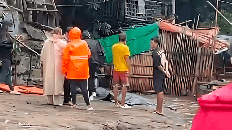 Magkapatid patay matapos mabagsakan ng bato sa Rizal