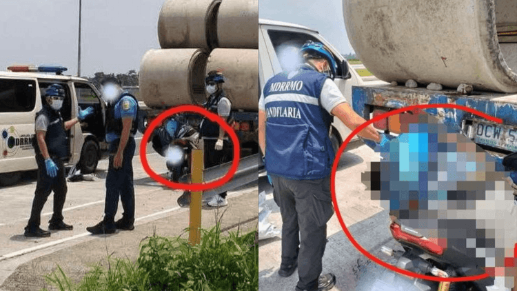 Motorista, sugatan matapos bumangga sa isang malaking truck sa Candelaria, Quezon