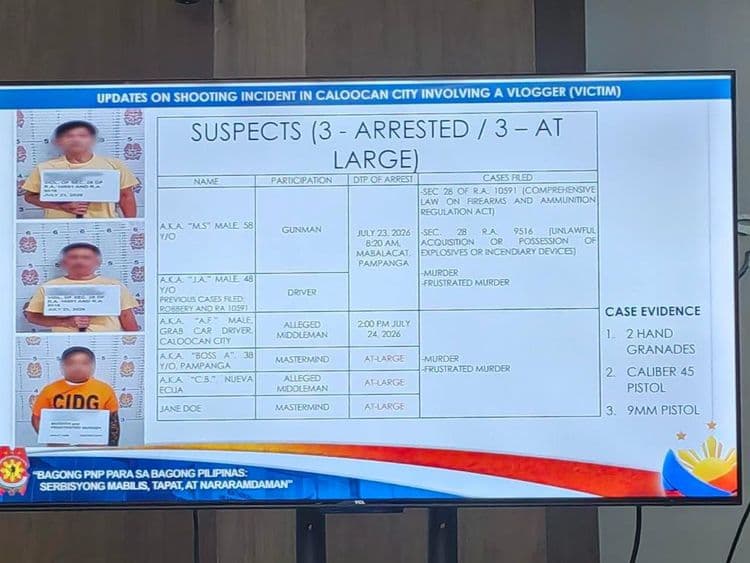 Murder case ng sikat na vlogger na si Alicia "Mima Alicia" Lipata, solido na ayon sa PNP; mga suspek, tukoy na
