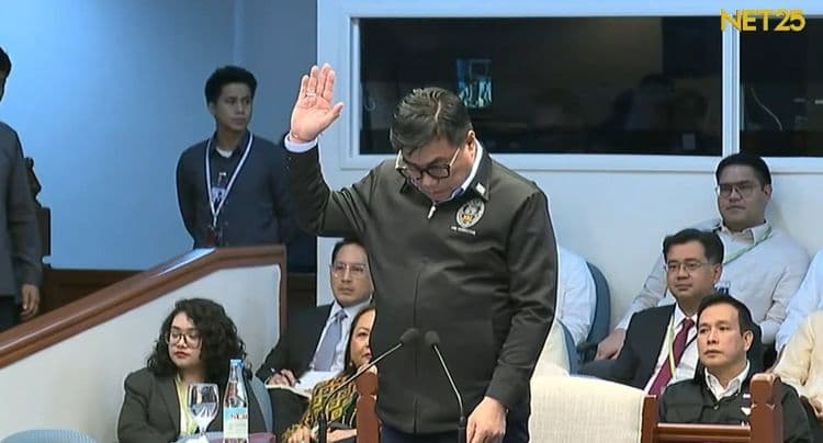 NBI Director Atty. Melvin Matibag, nanumpa bilang testigo sa Senate impeachment court ngayong Martes