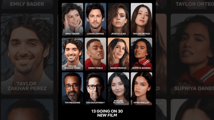 Netflix, inanunsiyo ang official cast para sa gagawing reboot ng hit-chick flick movie na "13 Going on 30"