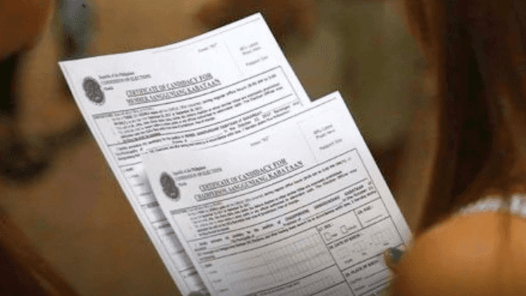 COC filing: Candidates, pinasusumite ng Comelec ng sinumpaang deklarasyon ng conflict of interest