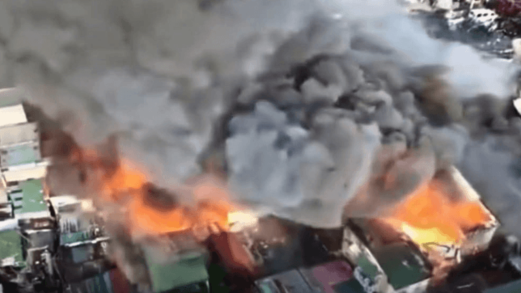 Overheated na rice cooker, sanhi ng 5th alarm na sunog sa Tondo, Manila