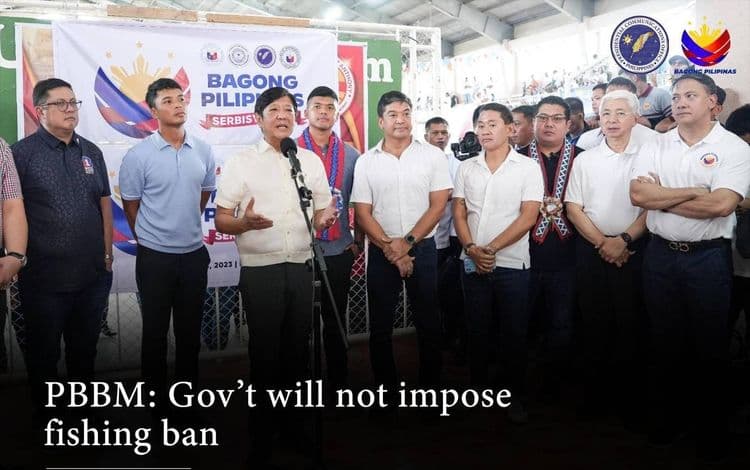 PBBM: GOBYERNO HINDI MAGPAPATUPAD NG FISHING BAN